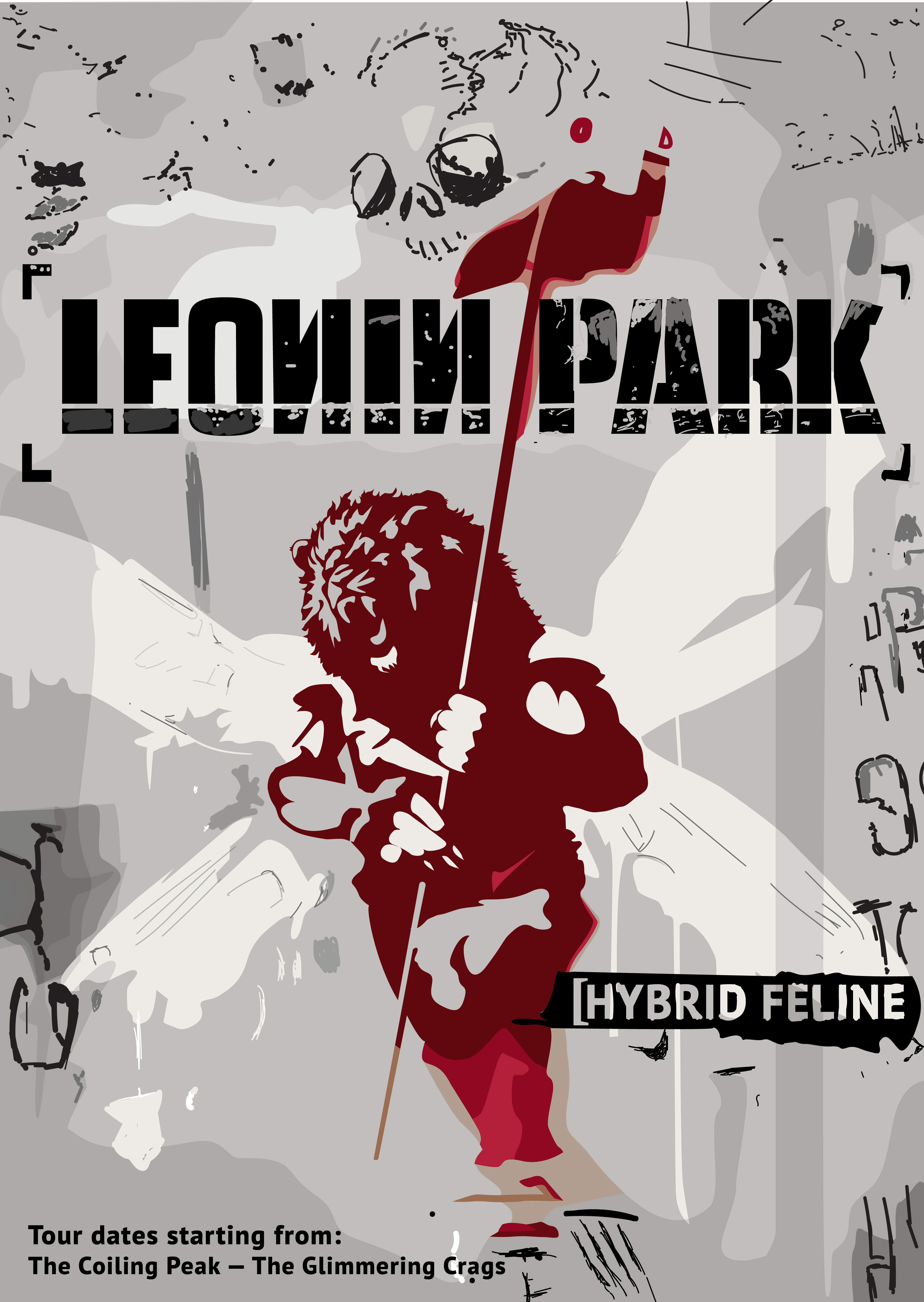 leonin park parody print
